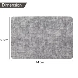 HOKIPO Grey 4 Pieces Heat Resistant Table Placemats image 5