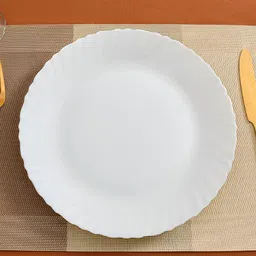 Yellow Weaves 4-Pcs Beige Woven Design Table Placemats image 5