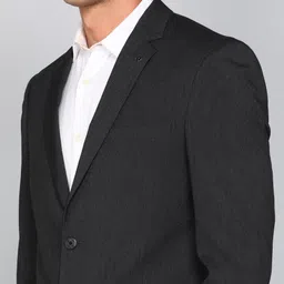van heusen Men Solid Single Breasted Formal Blazer image 5