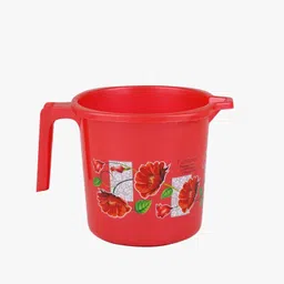corul plastic 1 Ltr APR_Red (Pack of 2) Plastic Bath Mug-picture-32