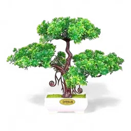 diyhub Artificial green trees plant for dinning table, bedroom etc. Bonsai Wild Artificial Plant with Pot-picture-12