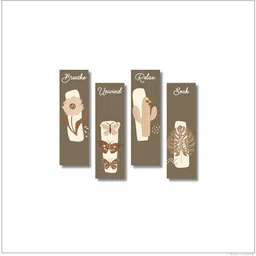 nyrav creation wall decor items SET OF 4 Pics. for home décor this Floral and Butterfly Designs-picture-48