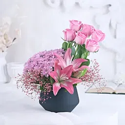 Monochromatic Blush Pink Arrangement-image-75
