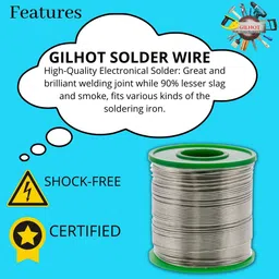 gilhot Soldering Iron Kit - Set of 3 Bundle Pack 3 Soldering Iron Kit | Solder Wire | 20W Glue Gun |Soldering Iron 25 W 25 W Simple image 3