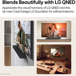 LG SQ70TY , Dolby Atmos, Center Up-Firing, AI Sound Pro, QNED Matching Bracket 400 W Bluetooth Soundbar image 2