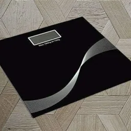 nunki trend heavy Duty Electronic Thick Tempered Glass LCD Display Weighing Scale(Black) Weighing Scale image 4