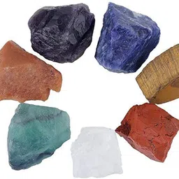 miran agate RAW SEVEN CHAKRA Decorative Showpiece - 7 cm image 4