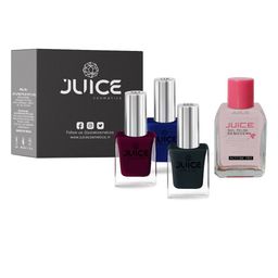 JUICE Set of 3 One Coat Nail Polishes with Nail Polish Remover-picture-11