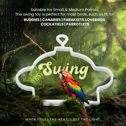 hara enterprises 2 Ft partition Black Bird Cage for Budgies, Finches, Lovebirds & Free Toys Bird Cage image 5