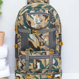 loyal choice Military Print Backpack Hiking Bag Trekking Bag for Men&Women Rucksack 50 L. Rucksack - 50 L-picture-18
