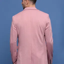 showoffff Men Solid Single Breasted Casual Blazer image 2