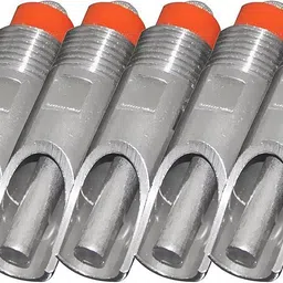 bolt Pig Swine Sow Livestock Waterer Drinker Nipple Ground Bird Feeder (Silver) Ground Bird Feeder image 2