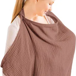 Breathable Nursing Cover for Breast feeding Covers for Nursing Mom Feeding Cloak-image-9