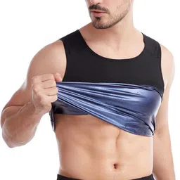 Polymer Sweat Shaper Vest Workout for Weight Loss, Waist Body Slimming Trainer Men, Women Shapewear-image-2