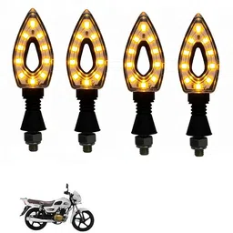 prime zone Front, Rear LED Indicator Light for Bajaj, Hero, Honda, TVS, Suzuki, Universal For Bike Universal For Bike-picture-35