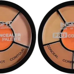 insight Cosmetics Pro Concealer Palette (Conceal,Correct & Contour) Pack of 2 Concealer-picture-37