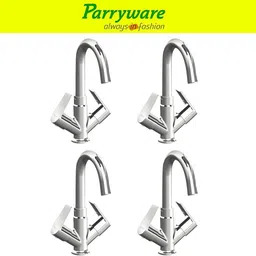 Praseo Center Hole Basin Mixer Tap for hot and cold water set of 4 pic 073 Dual Handle Deck Mounted Faucet for Wash Basin Basin Mixer Faucet-image-83