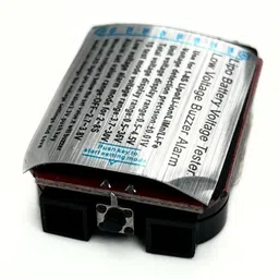 yellow tommy 2-in-1 LiPo Battery Voltage Tester | 1-8S RC Battery Checker with Buzzer Digital Battery Tester image 5