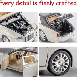 joytrade Rolls-Royce 1:32 Die-Cast Metal Toy Car with Light, Sound & Pullback Action image 3