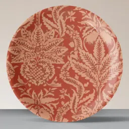 nestroots Ethnic Floral Printed Porcelain Wall Plate-picture-30