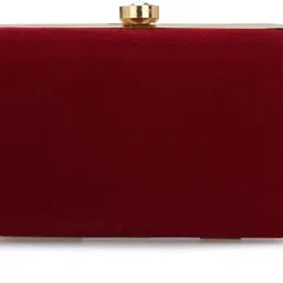 for the beautiful you Party, Casual Maroon Clutch - Regular Size image 2
