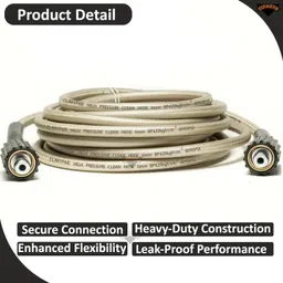 toolbux Car Washing hose Pipe (M22/14 thread) with High Pressure Washer Spray Gun Spray Gun image 4
