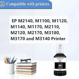 Gedi 005 Ink Refill Compatible for M2140, M1100, M1120, M1140, M1170 Printer 1PC Black Ink Bottle image 2