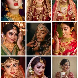 beauty parlour Bridal Mackup Wall Poster|| Set of 9 ||Poster for Shop (12X18)Inch Rolled 3D Poster-image-11