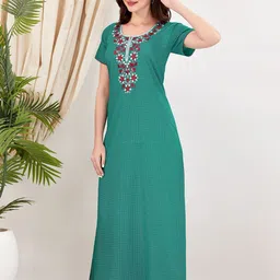Sand Dune Embroidered Maxi Nightdress image 2