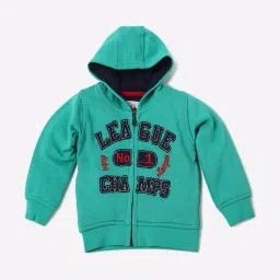 612 league Zip-Front Hoodie with Typographic Applique image 1