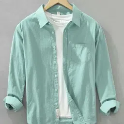 buda jeans co Men Spread Collar Regular Fit Shirt image 1