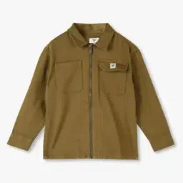 Boys Cotton Shirt with Front Zipper-image-39