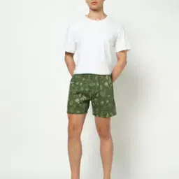 yousta Men Graphic Print Mid-Rise Shorts-picture-11