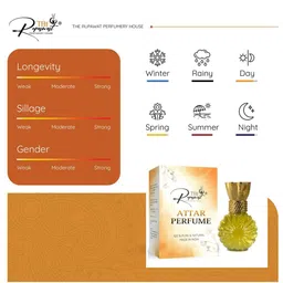 THE RUPAWAT Perfumery House Precious Patels Natural & Alcohol Free Attar - 12 ml image 2