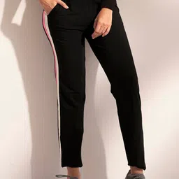 LYRA Women Mid-Rise Relaxed Fit Sports Track Pants-image-53