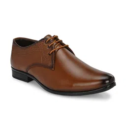 Rising Wolf Men Textured Round Toe Formal Derbys image 3