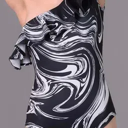 Keepfit Marble Printed Swim Bodysuit image 3