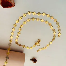 Anouk Set Of 2 Gold-Plated Brass Anklet image 3