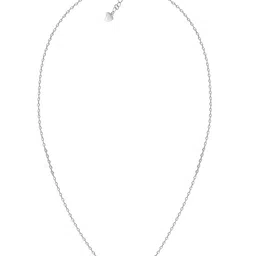 GIVA 925 Sterling Silver Rhodium-Plated Stones Studded Quill Design Necklace image 4