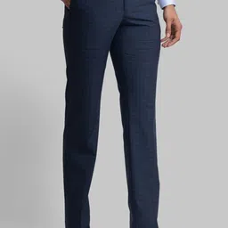 Raymond Men Checked Formal Trousers image 2