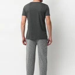 mack jonney VIMAL JONNEY Men Grey Night Suit image 4