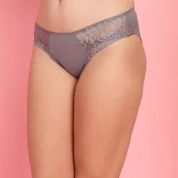 PrettyCat Self-Designed Lace Bikini Briefs PC-PA-7018-GRY-S image 3