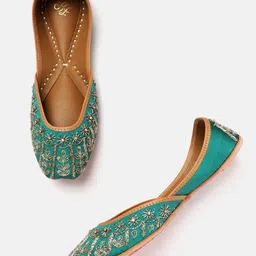 house of pataudi Ethnic Mule For Women image 2