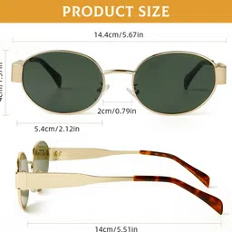 zorbes UV Protection Round Sunglasses (Free Size) image 2