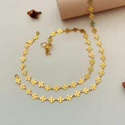 Anouk Set Of 2 Gold-Plated Brass Anklet image 4