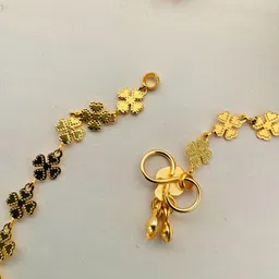 Anouk Set Of 2 Gold-Plated Brass Anklet image 5