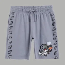 Free Authority Men Naruto Printed Shorts image 2