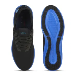 u.s. polo assn. U S Polo Assn Men Blue Textile Walking Non-Marking Shoes image 5