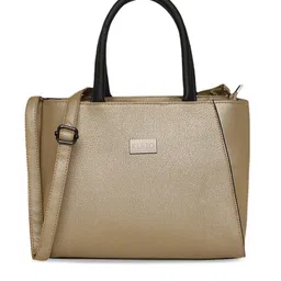 KLEIO Gold-Toned Solid Handheld Bag-picture-50