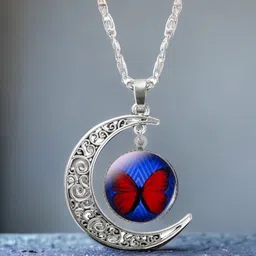 MYKI Silver-Plated Butterfly Necklace image 3